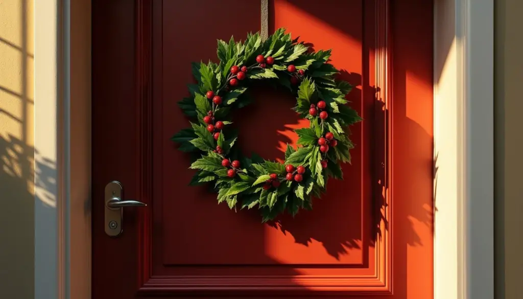 87 ideias de decoração de natal para porta de apartamento simples e baratas