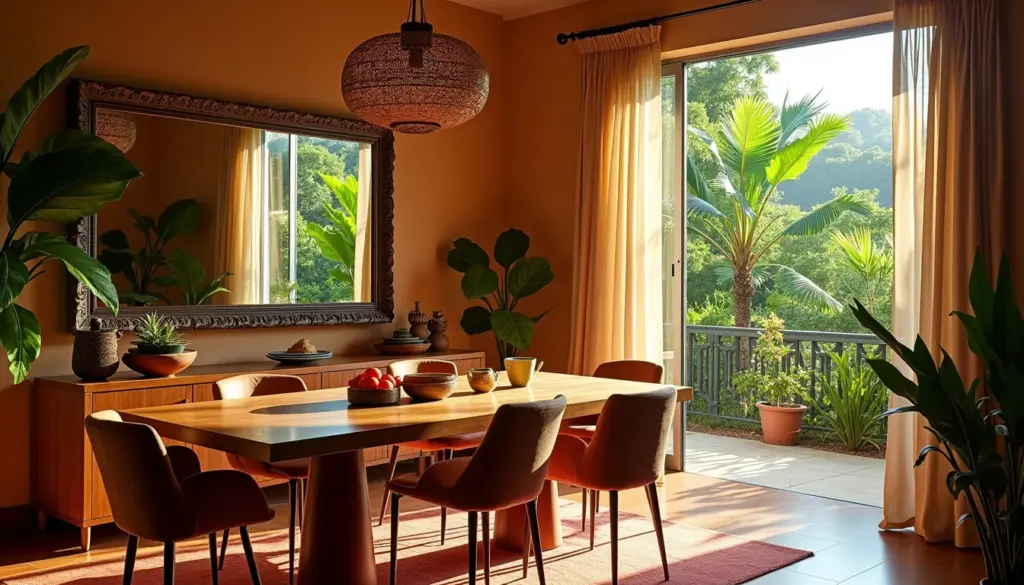 47 espelhos para sala de jantar de apartamento que ampliam o espaço