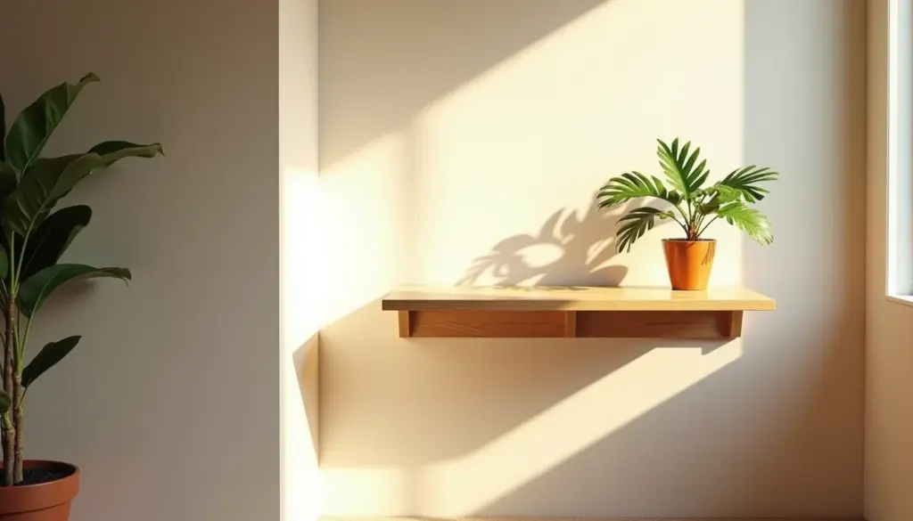 Mesa dobrável para apartamento pequeno: o modelo que some e libera espaço