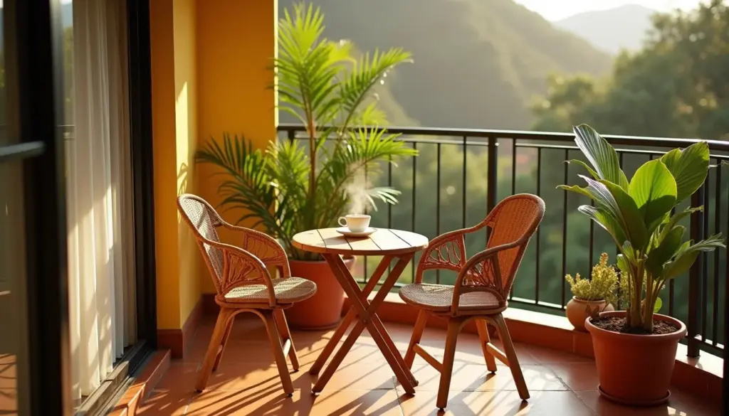 47 Ideias de Mesa para Sacada de Apartamento que Cabem em Qualquer Espaço