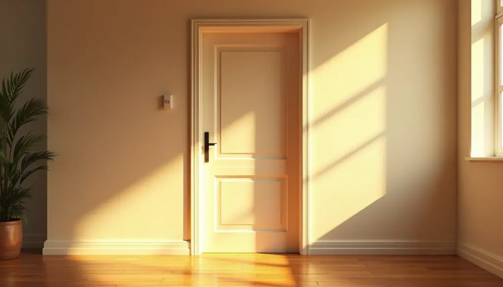 Porta de apartamento branca: o acabamento que não amarela em 2026