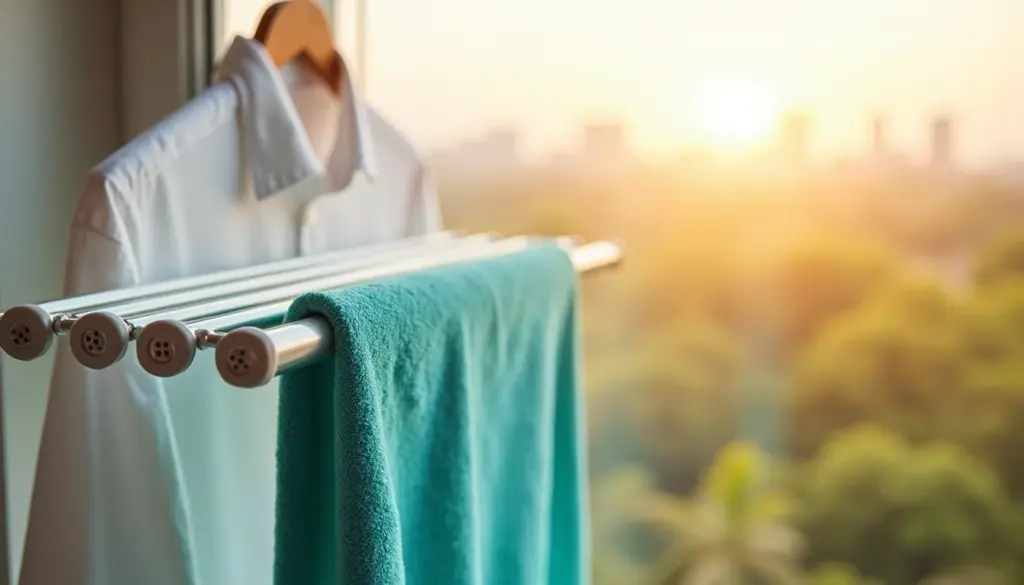 Varal de janela para apartamento: 3 modelos que não estragam a pintura