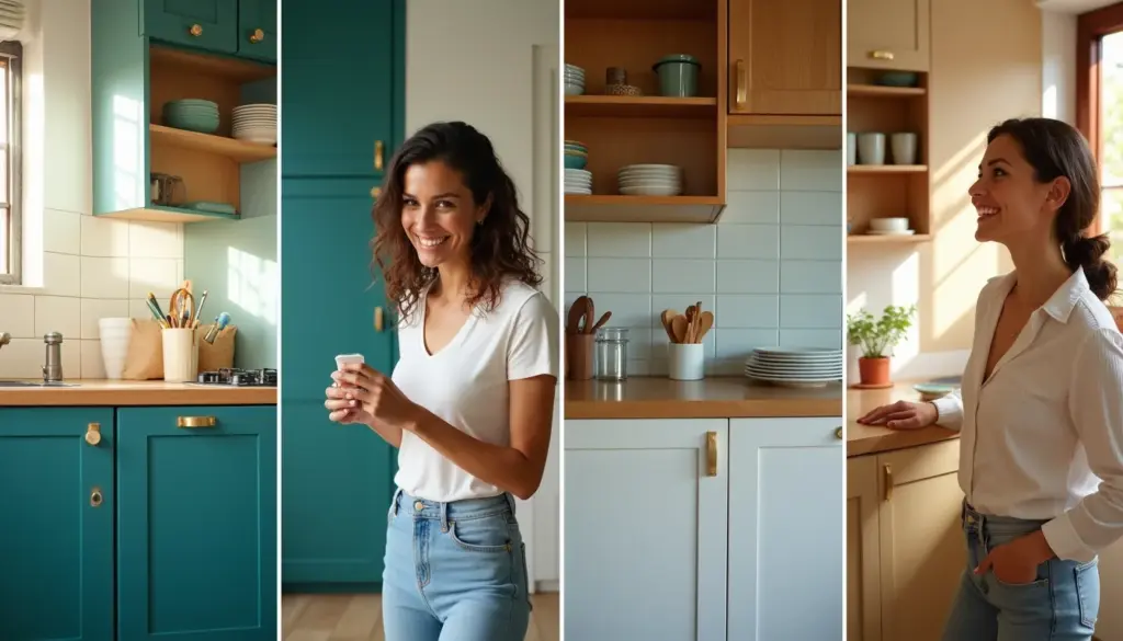 57 Ideias de Armário para Cozinha de Apartamento Pequena