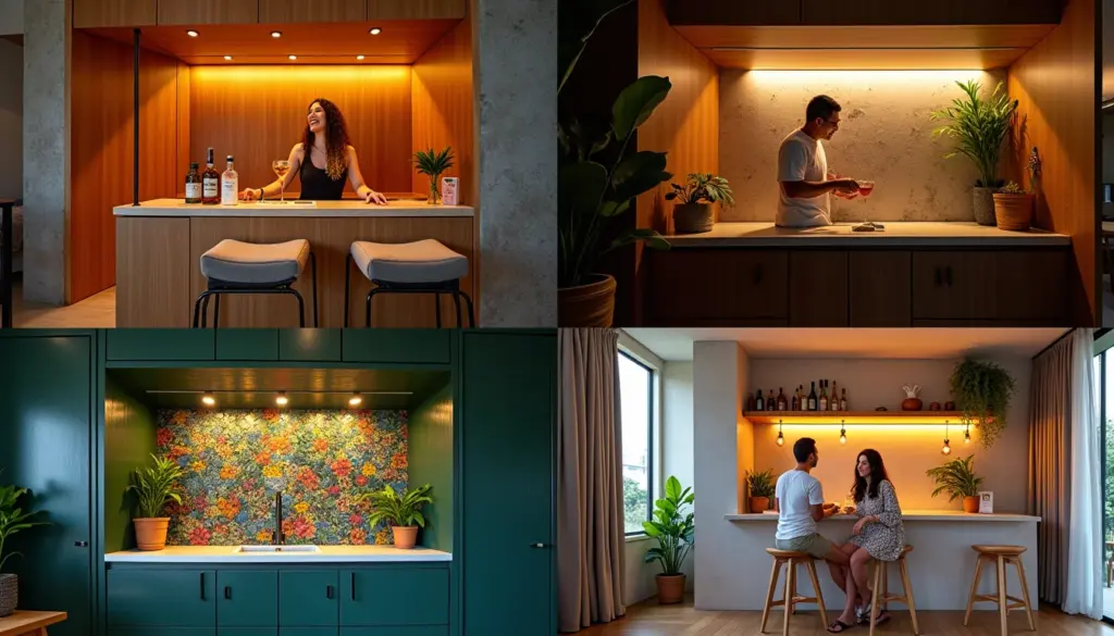 36 Ideias de Barzinho Planejado para Apartamento Pequeno Que Você Vai Amar