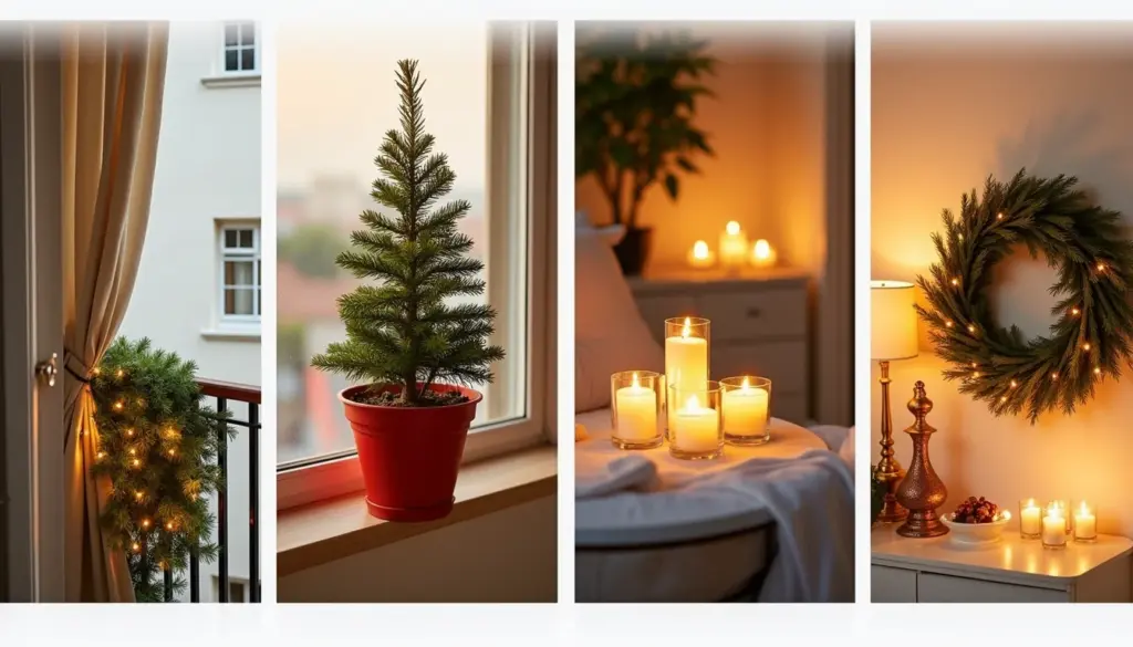 44 Ideias de Decoração de Natal Para Sacada de Apartamento Pequena e Barata