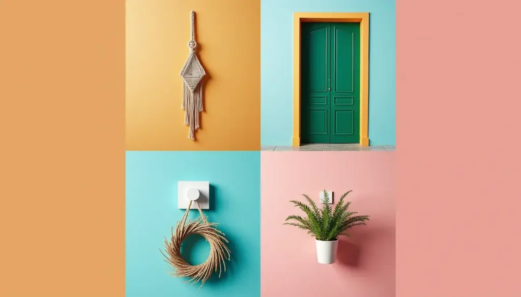 48 Enfeites de Porta Apartamento: Ideias Que Cabem no Seu Corredor