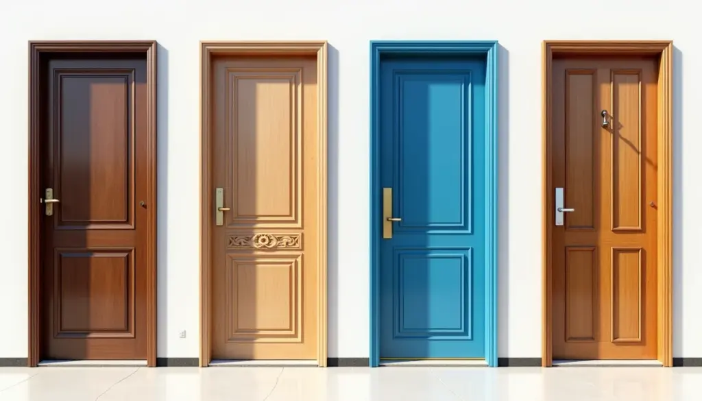 40 Ideias de Porta de Madeira para Apartamento Entrada Segura e Estilosa 40 Ideias de Porta de Madeira para Apartamento Entrada Segura e Estilosa