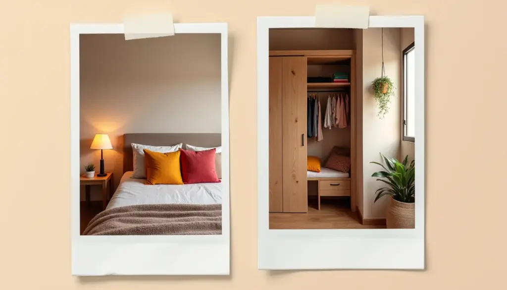 65 Ideias de Quarto Apartamento Decorado Pequeno e Funcional