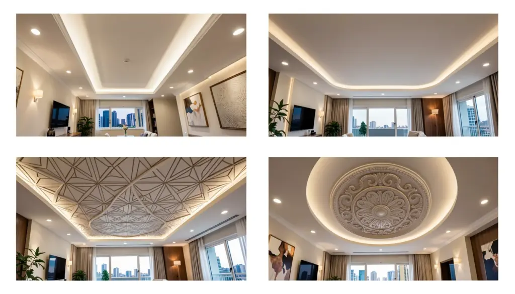 60 Ideias de Teto de Apartamento com Gesso para Transformar Seu Lar 60 Ideias de Teto de Apartamento com Gesso para Transformar Seu Lar
